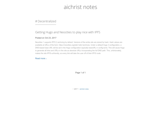 tags/decentralized/page/1 screenshot
