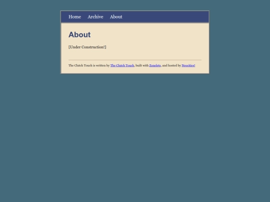 blog/about screenshot
