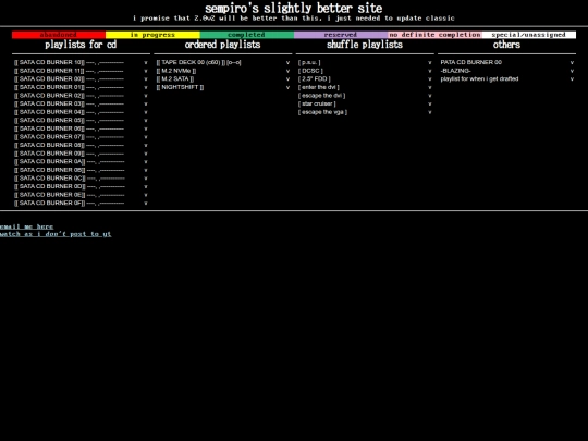 classic/playlists screenshot