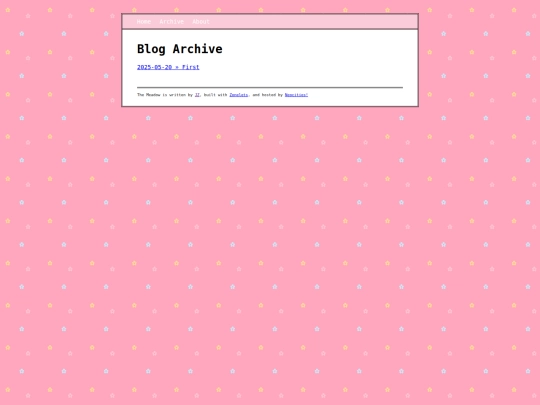 archive screenshot