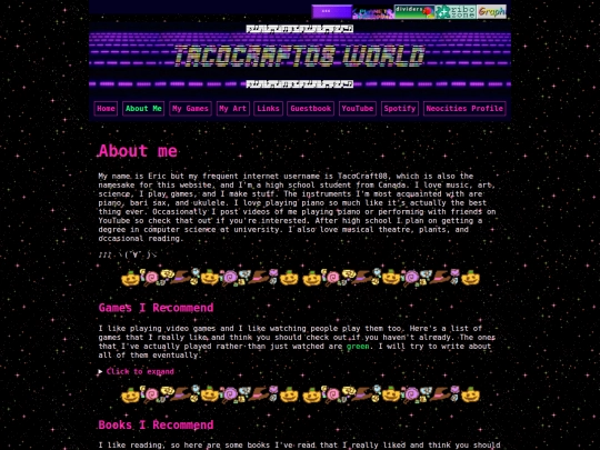 aboutme screenshot