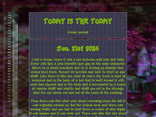 dreamjournal screenshot