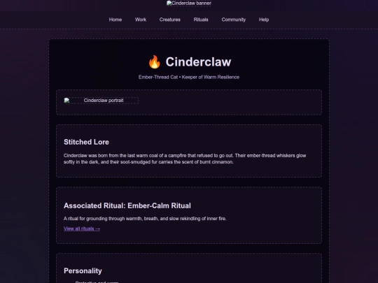 cinderclaw screenshot