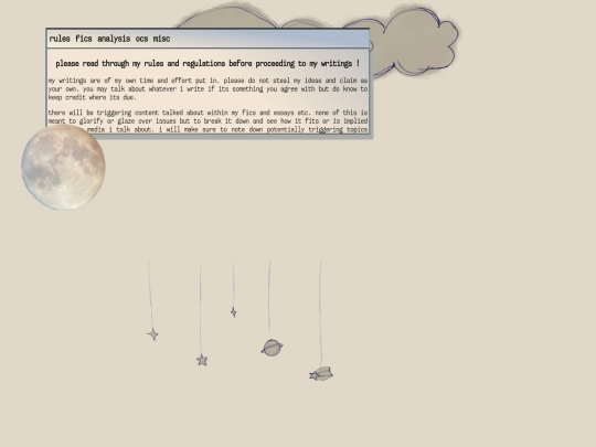 writings screenshot