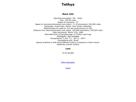 Tethys screenshot