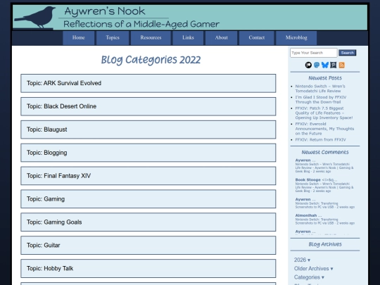 categories/categories-2022 screenshot