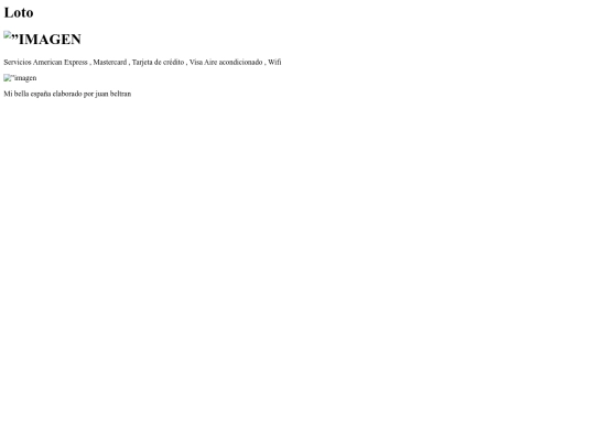 restaurantes/loto screenshot