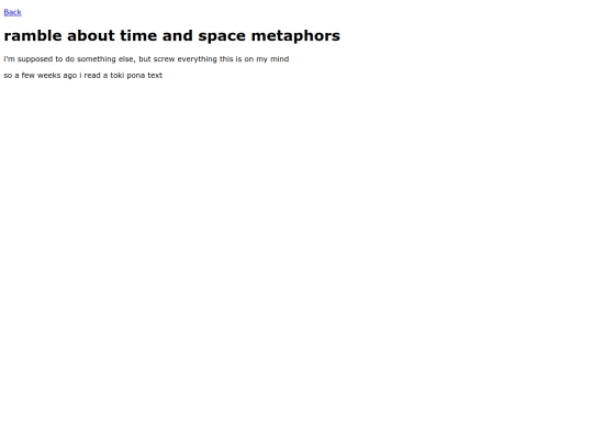 metaphors screenshot