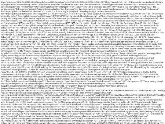 feed/github.feed screenshot