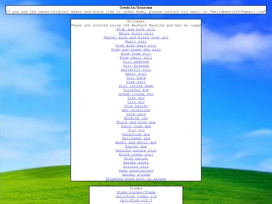 credits screenshot