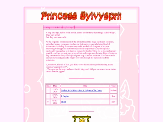 blog screenshot