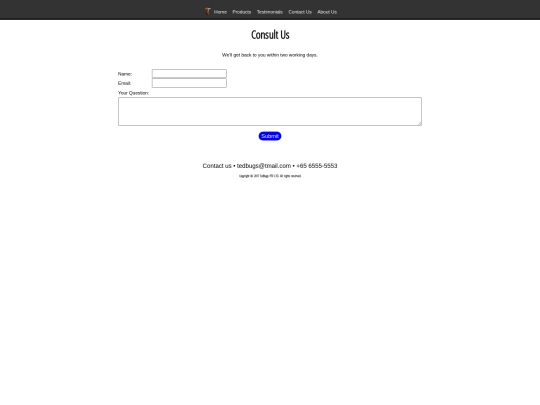 form screenshot