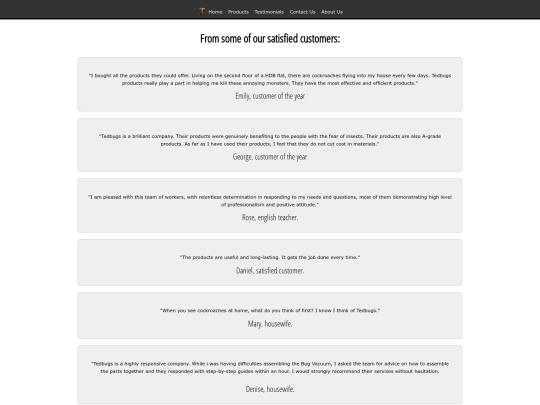 testimonials screenshot