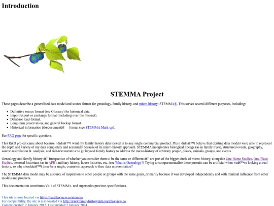 stemma/home/content screenshot