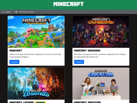 html/catalogo screenshot