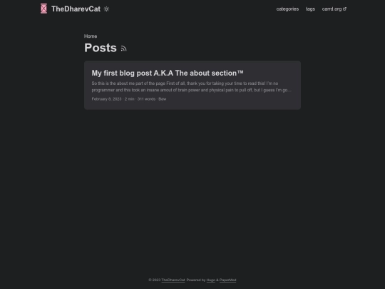 posts/page/1 screenshot