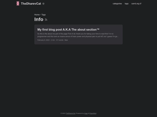 tags/info/page/1 screenshot