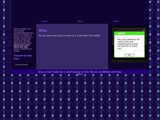 blog screenshot