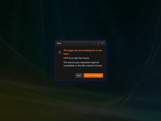 not_found screenshot