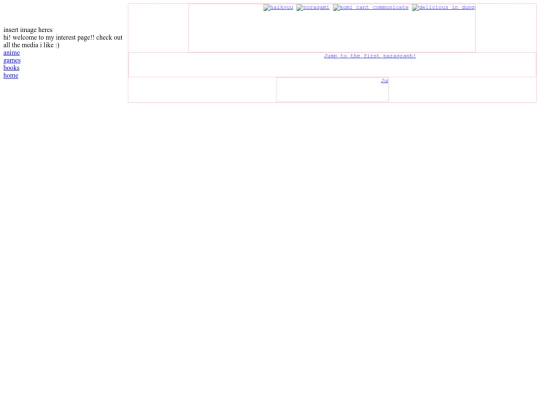 interests screenshot