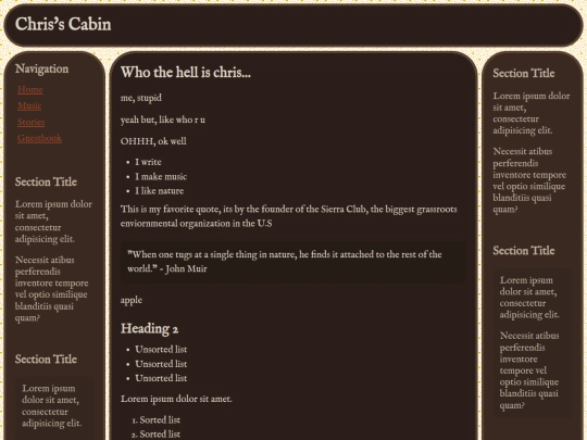 index screenshot