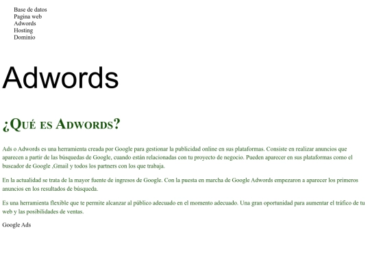 adwords screenshot