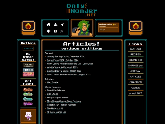 articles screenshot