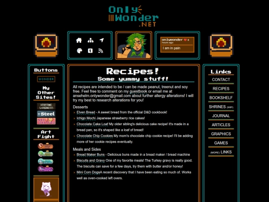 recipes screenshot