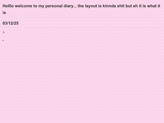diary screenshot