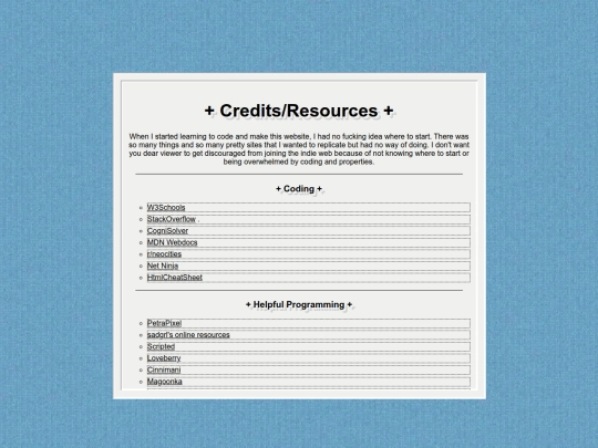 resources screenshot