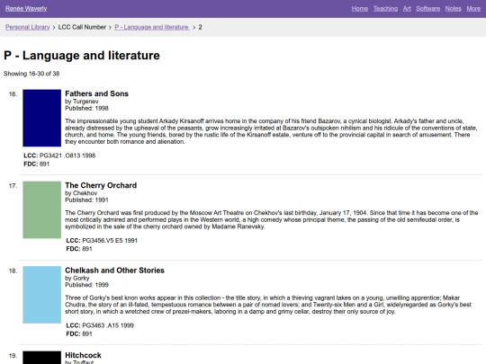 tiny-apps/opac/browse/lcc/p/2 screenshot
