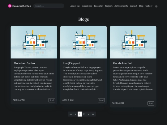 blogs screenshot