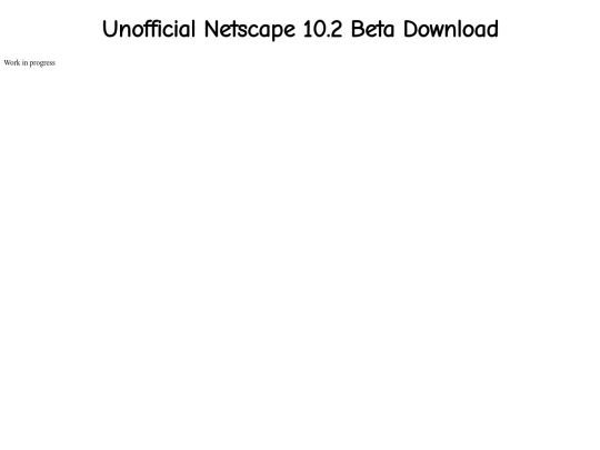 netscape screenshot