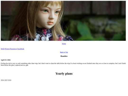 PlansAndRambles screenshot