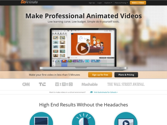 Goanimate/goanimateindex screenshot