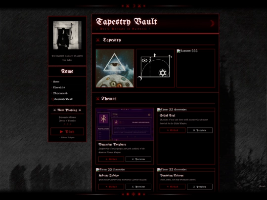 tapestryvault screenshot