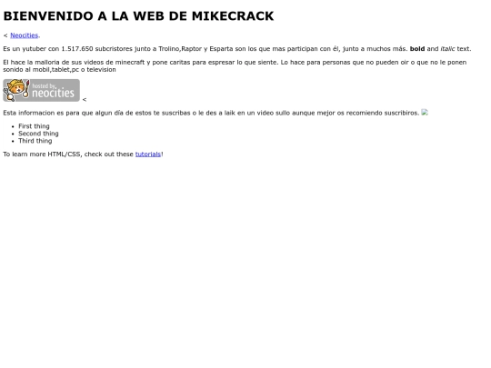 index screenshot