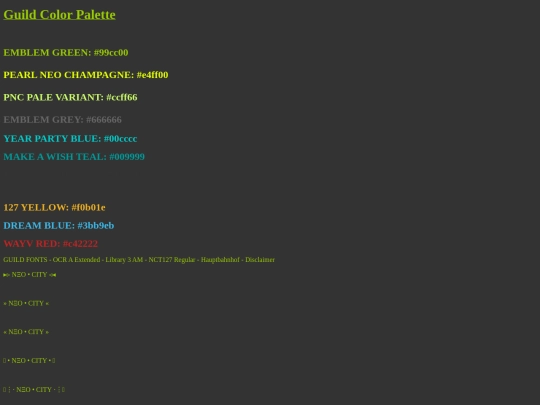 palette screenshot