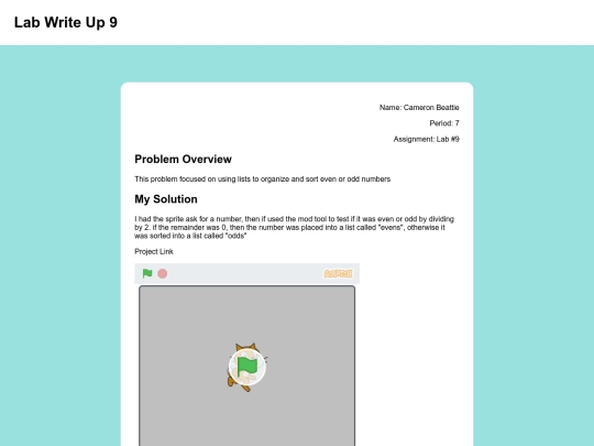 scratch/scratchLab9 screenshot
