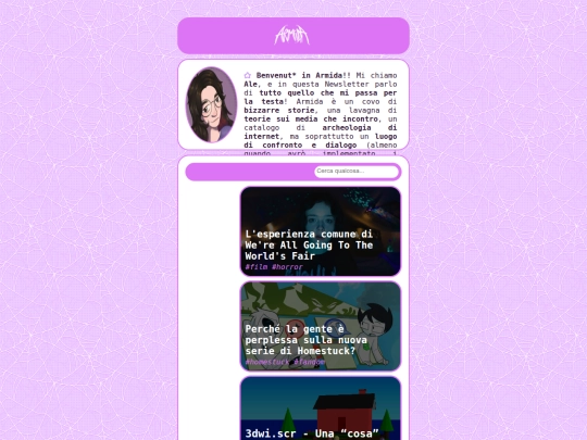 Newsletter screenshot