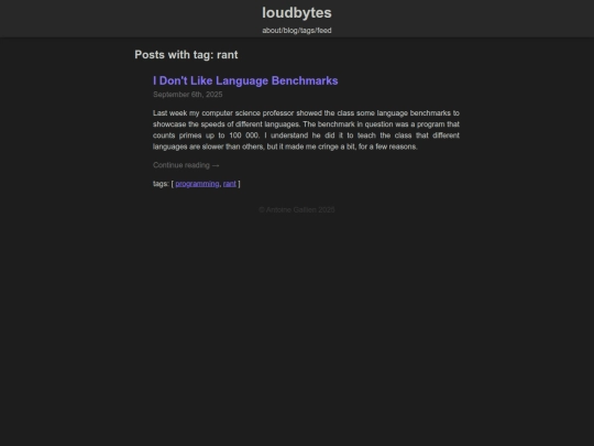 tags/rant screenshot