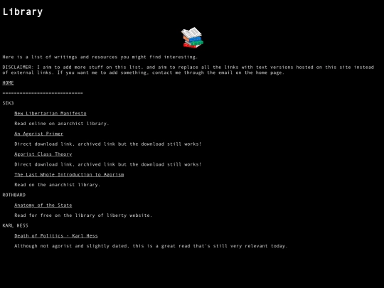 library screenshot