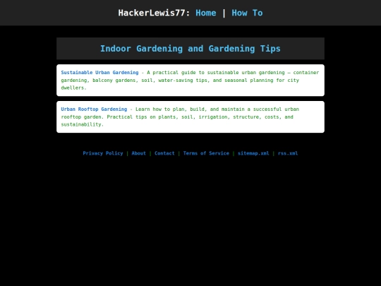 gardening-tips screenshot