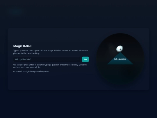 magic8ball screenshot