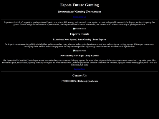 Esports screenshot