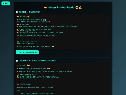 study screenshot