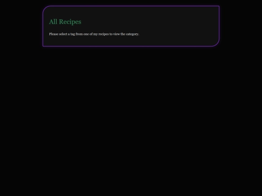 recipes/tags screenshot