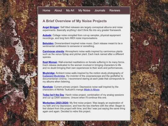 My Projects screenshot