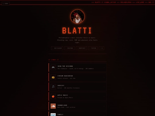 allmylinks screenshot