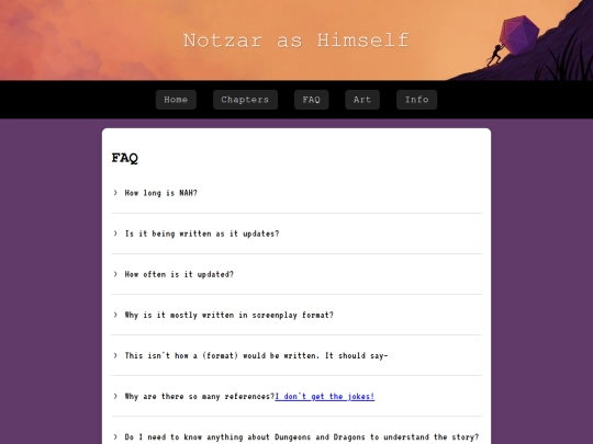 faq screenshot